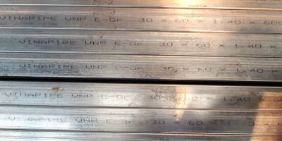 Thép hộp mạ kẽm 30×60